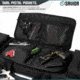 Savior Equipment Urban Warfare Double Rifle Case, 46in, Black, RB-4612DG-VER2-BK