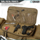 Savior Equipment Urban Warfare Double Rifle Case, 51in, Dark FDE, RB-5112DG-VER2-TN