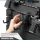 Savior Equipment Wall Rack System 5 Panel Kit w/Attachments, Black, 24x30.25x0.63in, WRS-HALF-A3P6-BK
