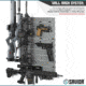 Savior Equipment Wall Rack System 5 Panel Kit w/Attachments, Gray, 24x30.25x0.63in, WRS-HALF-A3P6-GS