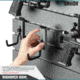 Savior Equipment Wall Rack System 5 Panel Kit w/Attachments, Gray, 24x30.25x0.63in, WRS-HALF-A3P6-GS