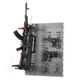 Savior Equipment Wall Rack System 5 Panel Kit w/Attachments, Grey, 24in x 30.25in x 0.63in, WRS-HALF-A3P6-GS