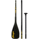 Storm QuickDraw 3 Piece Traveler SUP Paddle 90 sq in-Black Blade with Yellow Trim
