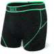 SAXX Kinetic Boxer Brief - Mens, Black/Tide, XL, SXBB27-BLT-XL