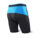 SAXX Kinetic Long Leg Boxer Brief - Mens, Black/Electric Blue, L, SXLL27-BEL-L