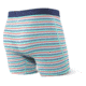 SAXX Vibe Boxer Brief - Mens, Blue Witty Stripe, Large, SXBM35-WIT-L