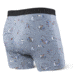 SAXX Vibe Boxer Brief - Mens, Grey Mavericks, Large, SXBM35-MAV-L