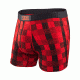 Saxx Vibe Boxer Modern Fit - Men's-Red Lumberjack Plaid-X-Large