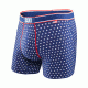 Saxx Vibe Boxer Modern Fit - Men's-USA/Bright Navy-Small