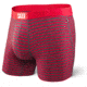 SAXX Vibe Modern Fit Boxer Brief - Mens, Red Hiker Stripe, S, SXBM35-HPS-S