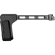 SB Tactical FS1913 Pistol Stabilizing Brace - Sig MPX, MCX, Rattler & Rock River LAR-PDS Compatible, Includes Folding Hinge, Aluminum Strut, Black, FS1913A-01-SB