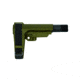 SB Tactical SBA3, 5-position adjustable w/6 pos, Mil-spec, OD Green/Black SBA3-04-SB