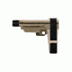 SB Tactical SBA3 Pistol Stabilizing AR Brace w/Mil-Spec Carbine Receiver Extension, Flat Dark Earth, SBA3-02-SB