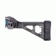 SB Tactical Side Folding Brace SBT5KA, Aluminum MP5 Adapter, QD, Black, SBT5KA-01-SB