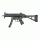 SB Tactical Side Folding Brace SBT5KA, Aluminum MP5 Adapter, QD, Black, SBT5KA-01-SB