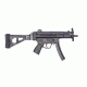 SB Tactical Side Folding Brace SBT5KA, Aluminum MP5 Adapter, QD, Black, SBT5KA-01-SB