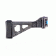 SB Tactical Side Folding Brace SBT5KA, Aluminum MP5 Adapter, QD, Black, SBT5KA-01-SB
