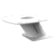 Scanstrut PowerTower 6in Aluminum 2kW/4kW Raymarine, Garmin &amp; Navico BR24/3G/4G - Forward Leaning, APT-F-150-01