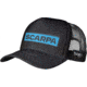Scarpa Patch Trucker Hat, Black, One Size, SGEAR.PATCHTRUCK22-Blk-OS