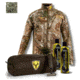 ScentBlocker Mens Performance 1/4 Zip Sweatshirt w/Micro Travel Bag,Real Tree Max 1,2XL 1/4 ZIP M1 2XL