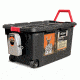 Scentcrusher Wheeled Ozone Odor Eliminating Hard Tote, Black/Red, 40 Gal., 59112-40T
