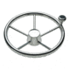 Schmitt &amp; Ongaro Marine 170 13.5" Stainless 5-Spoke Destroyer Wheel w/ Stainless Cap and FingerGrip Rim - Fits 3/4" Tapered Shaft Helm 44213