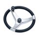 Schmitt &amp; Ongaro Marine Evo Pro 316 Cast Stainless Steel Steering Wheel w/Control Knob - 15.5" Diameter, 7241521FGK