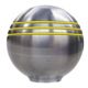 Schmitt &amp; Ongaro Marine Throttle Knob - 1-7/8" - Gold Grooves, 50048