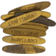 Schrade Craftsman Shield, Pack Of 10, Brass Construction, S404