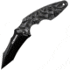 Schrade Fixed Blade Black Fixed Blade Knife, 3.75in, AUS-8 Steel, Standard Edge, Tanto, Black, Black GFN Handle SCHF63B