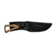Schrade Fixed Blade Drop Point Knife, 4in, 9Cr18MoV Stainless Steel Blade, 4.9in, Polypropylene/TPR Handle, 1124286