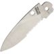 Schrade Folding Knife Blade, Unsharpened, 2.25in Partially Serrated Drop Point Blade, S509