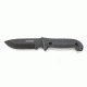 Frontier Full Tang Fixed Blade Knife, Black / Silver, Medium
