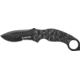 Full Tang Fixed Blade Knife, Black / Silver, Medium
