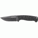 Full Tang Fixed Blade Knife, Black / Silver, Medium