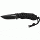 Full Tang Fixed Blade Neck Knife, Black / Silver, Medium