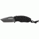 Full Tang Fixed Blade Neck Knife, Black / Silver, Medium