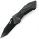 Schrade Magic Assist, Black Aluminum Handle, Black Blade, Plain SCHA3B