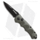 Schrade Mini Extreme Survival Automatic Folding Knife, 2.50in, Stainless Steel, Spear Point Blade, Aluminum OD Green Handle, SC60MOD, Black/OD Green, 6.25in, BHQ-26188