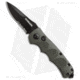 Schrade Mini Extreme Survival Automatic Folding Knife, 2.50in, Stainless Steel, Spear Point Blade, Aluminum OD Green Handle, SC60MODS, Black/OD Green, 6.25in, BHQ-26842