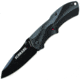 Schrade SCHA7 Mini MAGIC, BLK Alum. Handle, BLK Plain, SCHA7SMB
