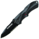 Schrade SCHA7 Mini MAGIC, BLK Alum. Handle, BLK ComboEdge, SCHA7SMBS