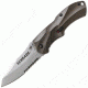 Schrade SCHA7 Mini MAGIC, Brown Alum. Handle, BLK ComboEdge, SCHA7SMBRS