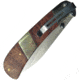 Schrade Old Timer Linerlock Ironwood Folding Knife, Old Timer, 4in Closed, 3in Satin SS Blade, Thumb Stud, Pocket Clip, Ironwood And Nickel Silver Handle, 1100028