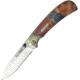 Schrade Old Timer Linerlock Ironwood Folding Knife, Old Timer, 4in Closed, 3in Satin SS Blade, Thumb Stud, Pocket Clip, Ironwood And Nickel Silver Handle, 1100028