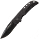 Schrade SCH212 Folding Knife,3.02in,Black Aluminum Handle,Black Drop Point Plain SCH212