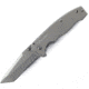 Schrade SCH306, Stainless Handle, Tanto ComboEdge, SCH306TS
