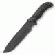 Schrade SCHF37 Frontier Fixed Blade Knife,7in,TPE Handle,Drop Point Plain w/Sheath SCHF37