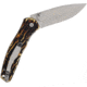 Schrade UH 4in Fixed &amp; 3in Folder Combo, Satin SS, 8.5in Fixed Blade w/ 4in Blade, 4in Closed w/ 3in Blade, Staglon Handle, Black Polymer Belt Sheath, 1200433