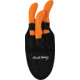 Schrade UH Fixed Blade Combo, 7.5in Overall Hunter w/ 3.5in Blade, 7.25in Overall Guthook w/ 3.25in Blade, 7in Overall Caper w/ 3in Blade, Orange Polymer Handle, Polyester Belt Sheath, 1200434